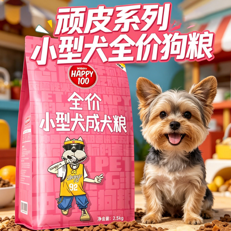 wanpy顽皮宠物狗粮小型犬成犬粮狗狗主食干粮泰迪贵宾博美主食粮