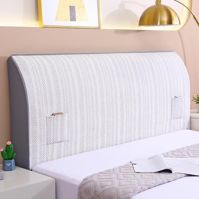 通用床头遮丑神器2024年新款简约全包床头罩套雪尼尔加厚床头套罩