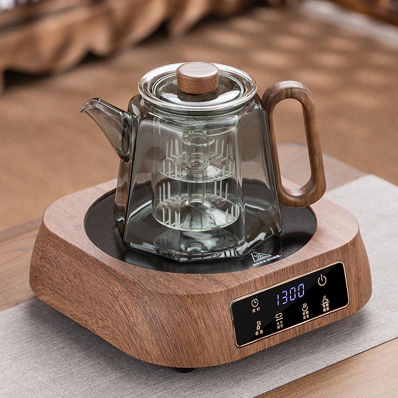 2024新款玻璃煮茶壶耐高温围炉煮茶家用电陶炉煮茶器烧水壶套装