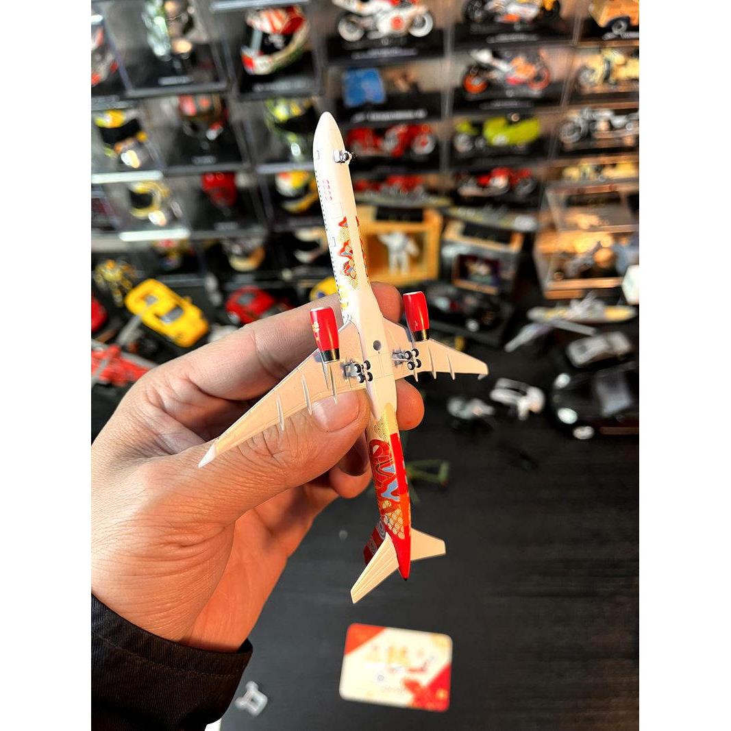 NG1：400比例合金飞机波音757-300蛇年贺年机涂装模型礼品藏品