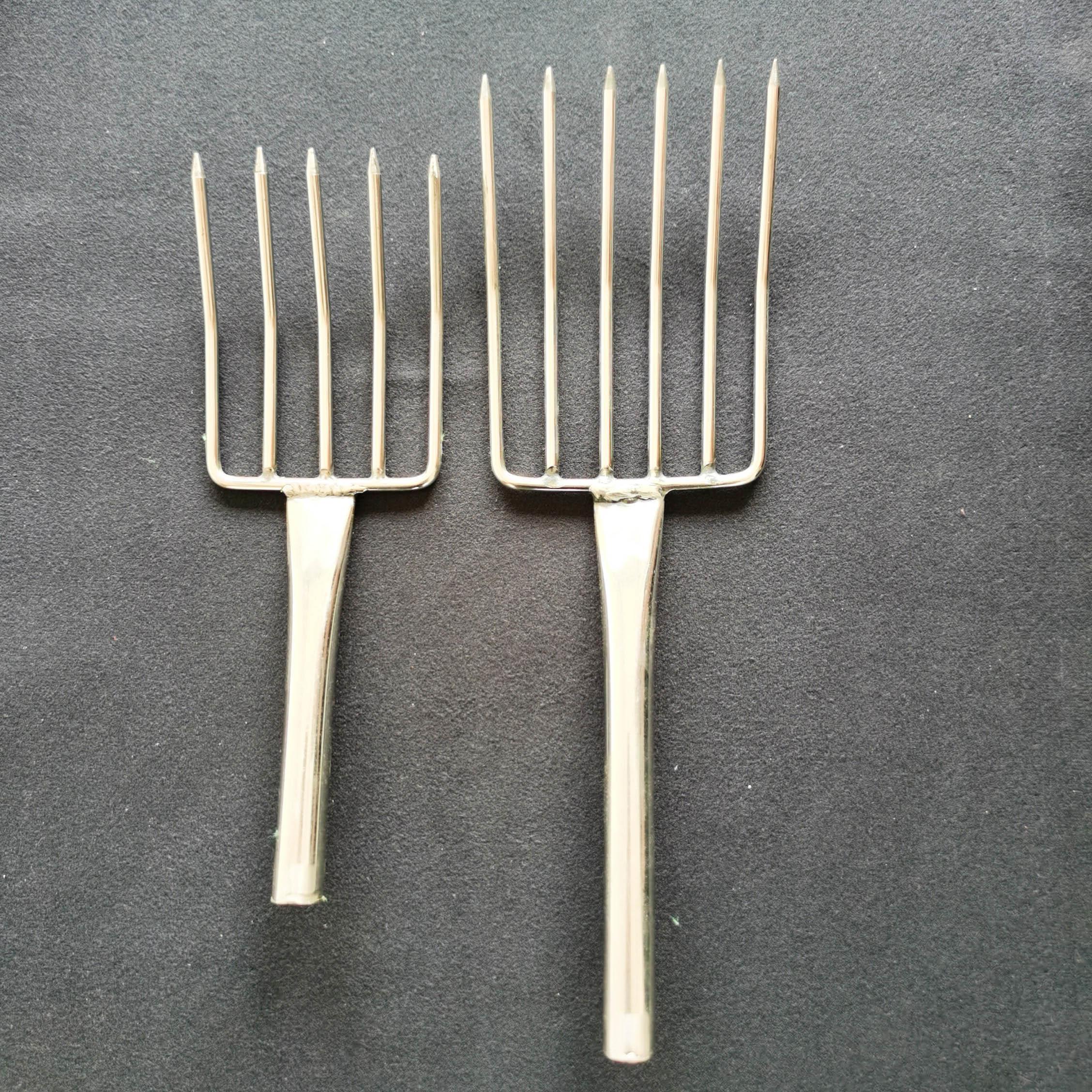 不锈钢米饭叉子厨房食堂饭店盛米饭工具豆芽叉子松散叉卖豆芽工具