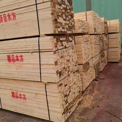 工地木方条3米方木4米厂家 可按需开料4*7 5*10等不易断