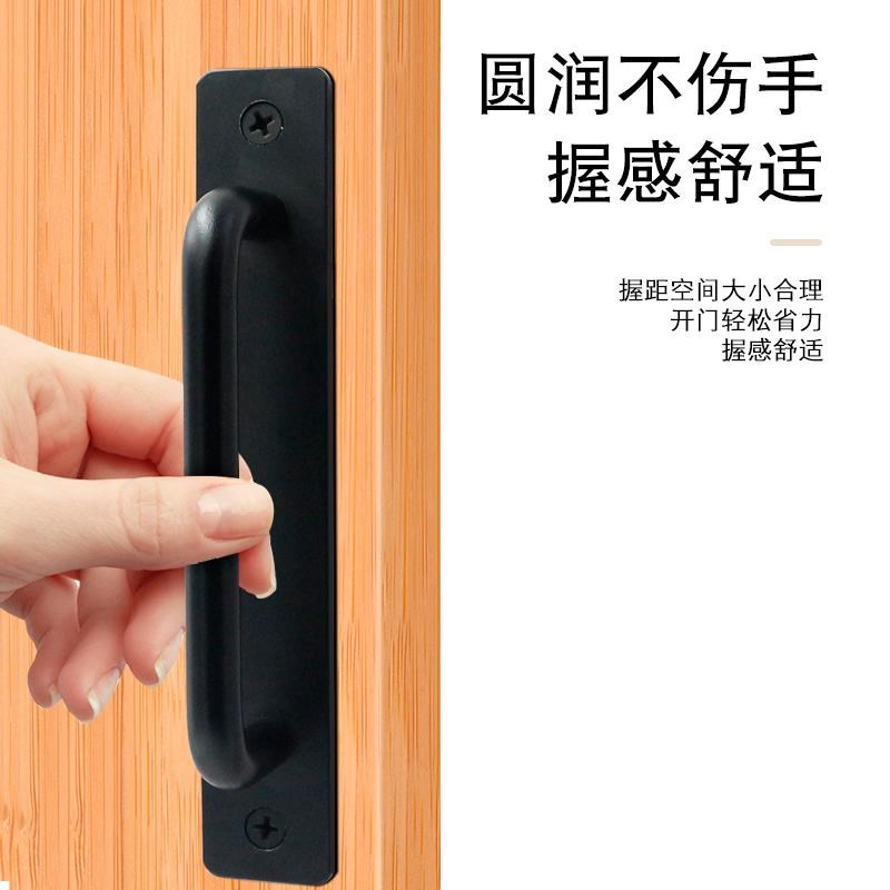 免打孔门把手铝合金门拉手推拉门把手柜门玻璃门窗塑钢阳台门家用