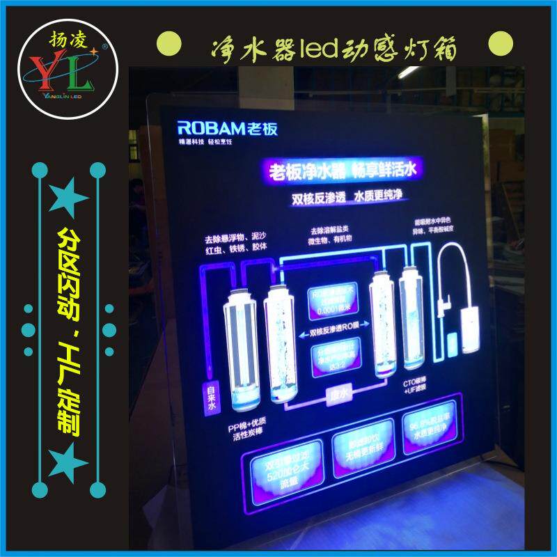 闪动方式尺寸 led动感灯箱家电产品演示道具 卖场促销专用定 制