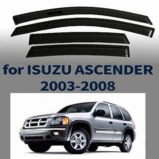 适用五十铃ISUZU ASCENDER 2003-2008 7 PASSENGER晴雨挡侧窗导