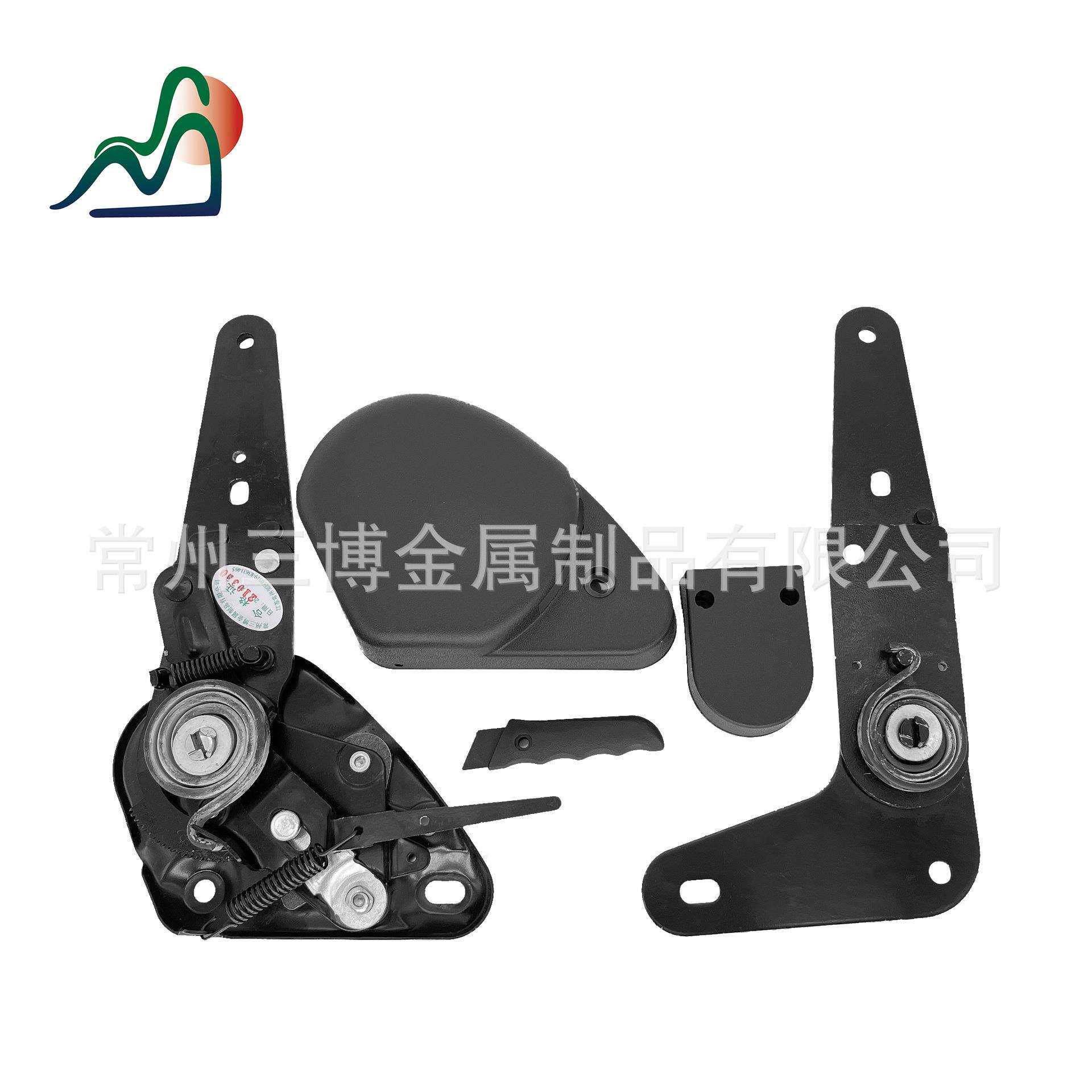 厂家直销电动汽车座椅配件客车卡车滑轨改装车410折叠C调角器配件