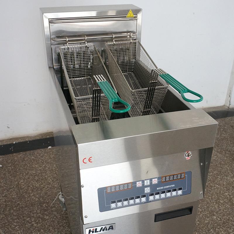 单缸电气炸炉商用油炸锅立式炸薯条机炸鸡架锅炸丸子炉炸鸡块炉