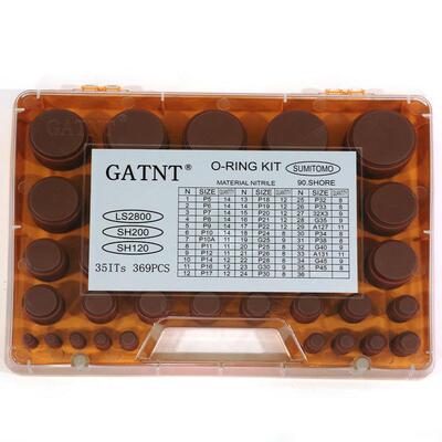 挖掘机O型圈修理盒 GATNT 挖机配件O型圈修理盒 369pcsO型盒