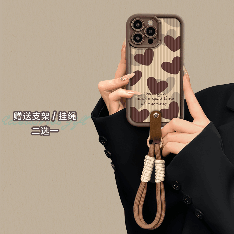 满屏爱心阶梯适用多种型号手机壳