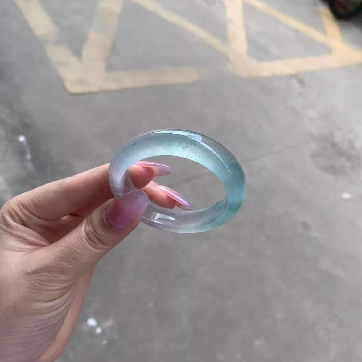 玉长情【清丽系列】翡翠玉手镯子