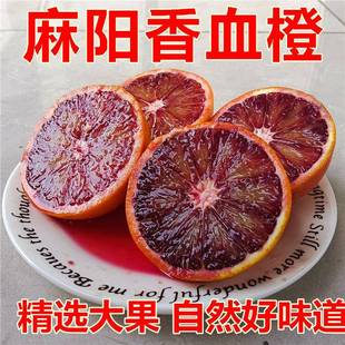 正宗湖南麻阳塔罗科血橙新鲜水果9斤包邮中华香甜红肉玫瑰香血橙