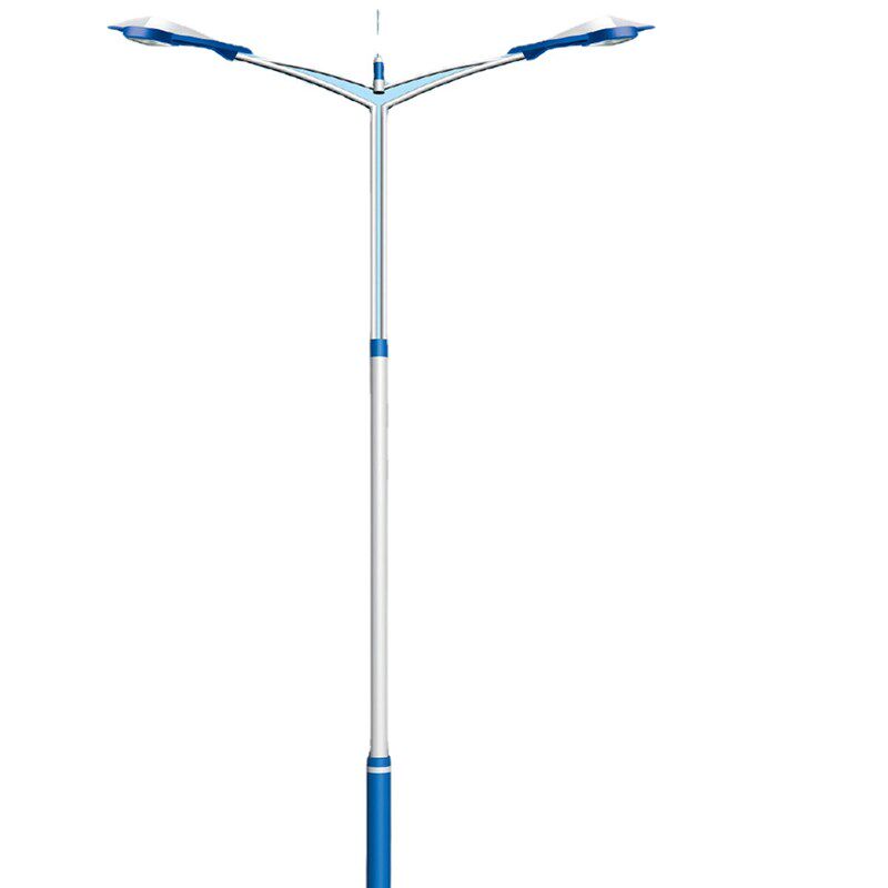 LED双臂路灯 双杆农村公路工程道路灯  J6-12米双臂路灯厂家生产