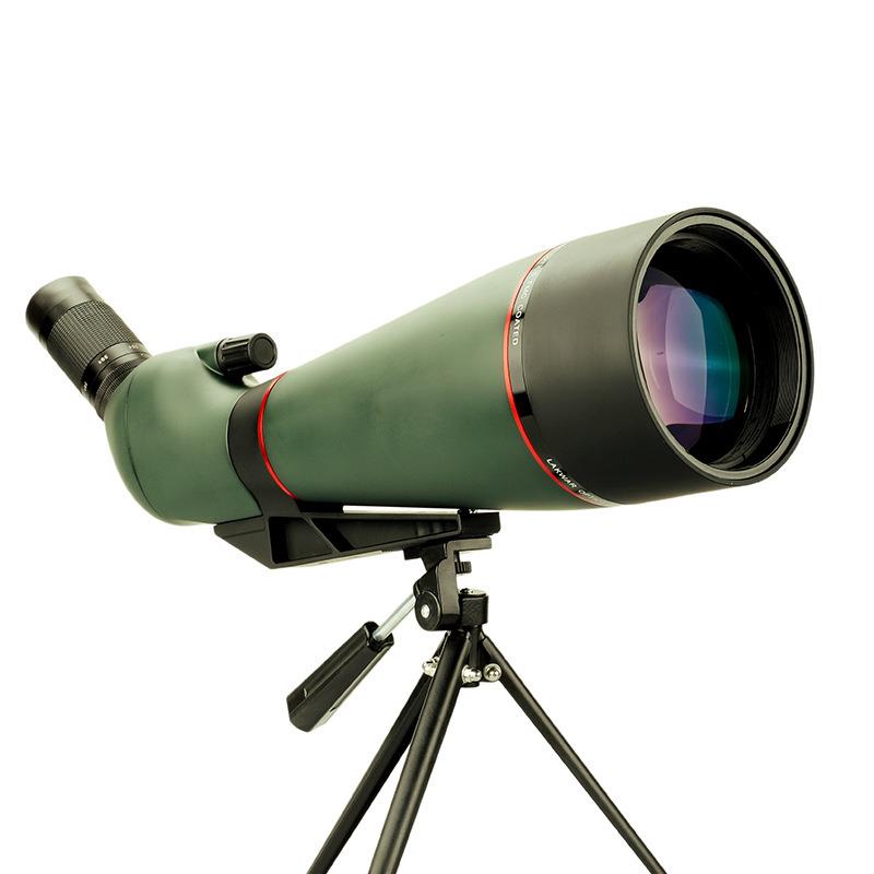新品直供高清变倍25-75x100大目镜大口径单筒观靶望远镜户外观鸟