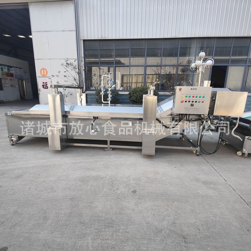 升降式漂烫流水线 豆腐皮漂烫流水线 升降式S笋片笋丝漂烫设备