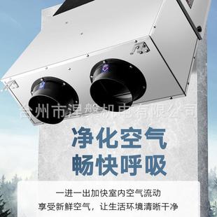 商净化新风统中换央新风机RNJ冷热排送一体全热交系换器家用用静