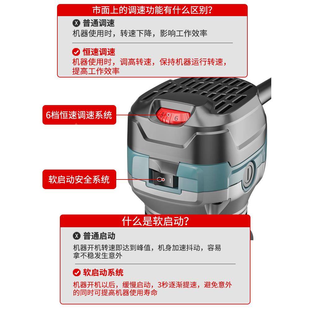 TXH机kt修边机电动多功能雕刻机装铝板塑开槽电木铣锣机倒木工工