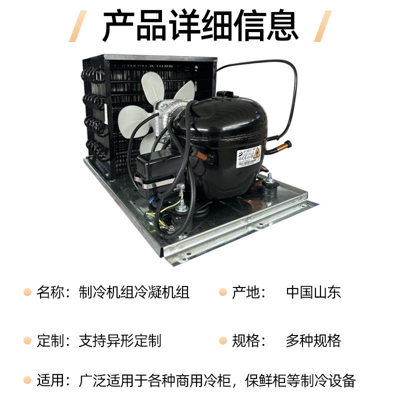 风冷压缩机A120CY1压冷凝机组风商用冷柜冷冷藏冷冻直冷冰箱冷凝
