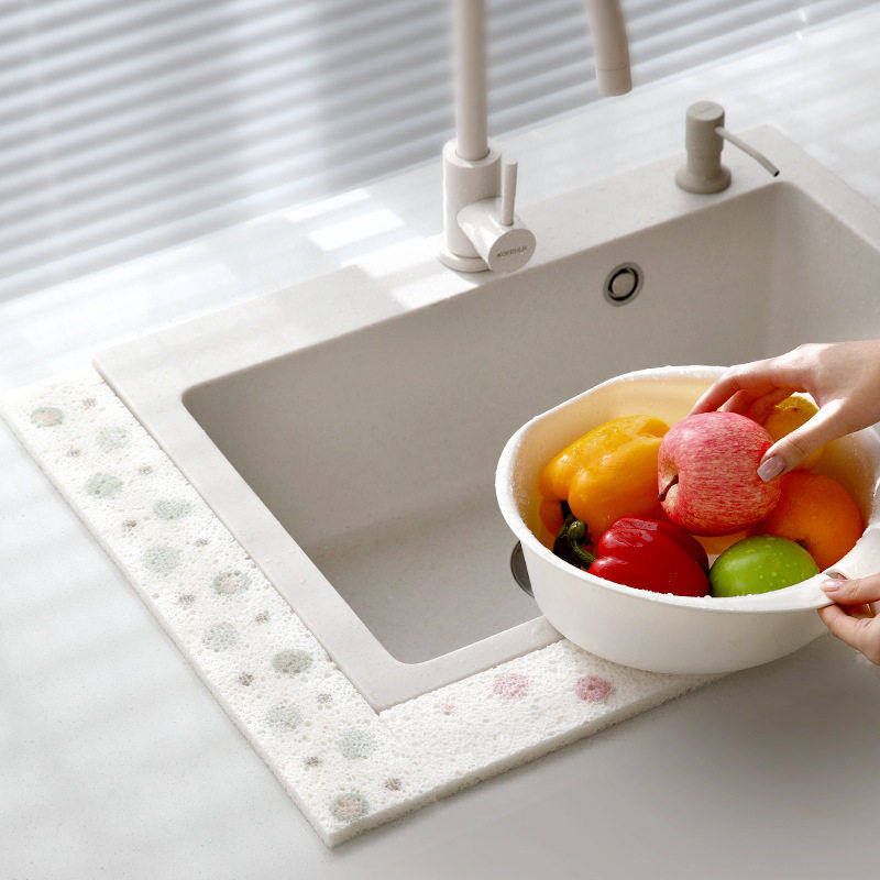 水槽吸水棉厨房台面吸水垫洗手台槽边窄海绵垫防溅水木浆棉清洁擦,家庭/个人清洁工具,抹布,淘宝优惠券,粉丝福利购,淘宝优惠卷