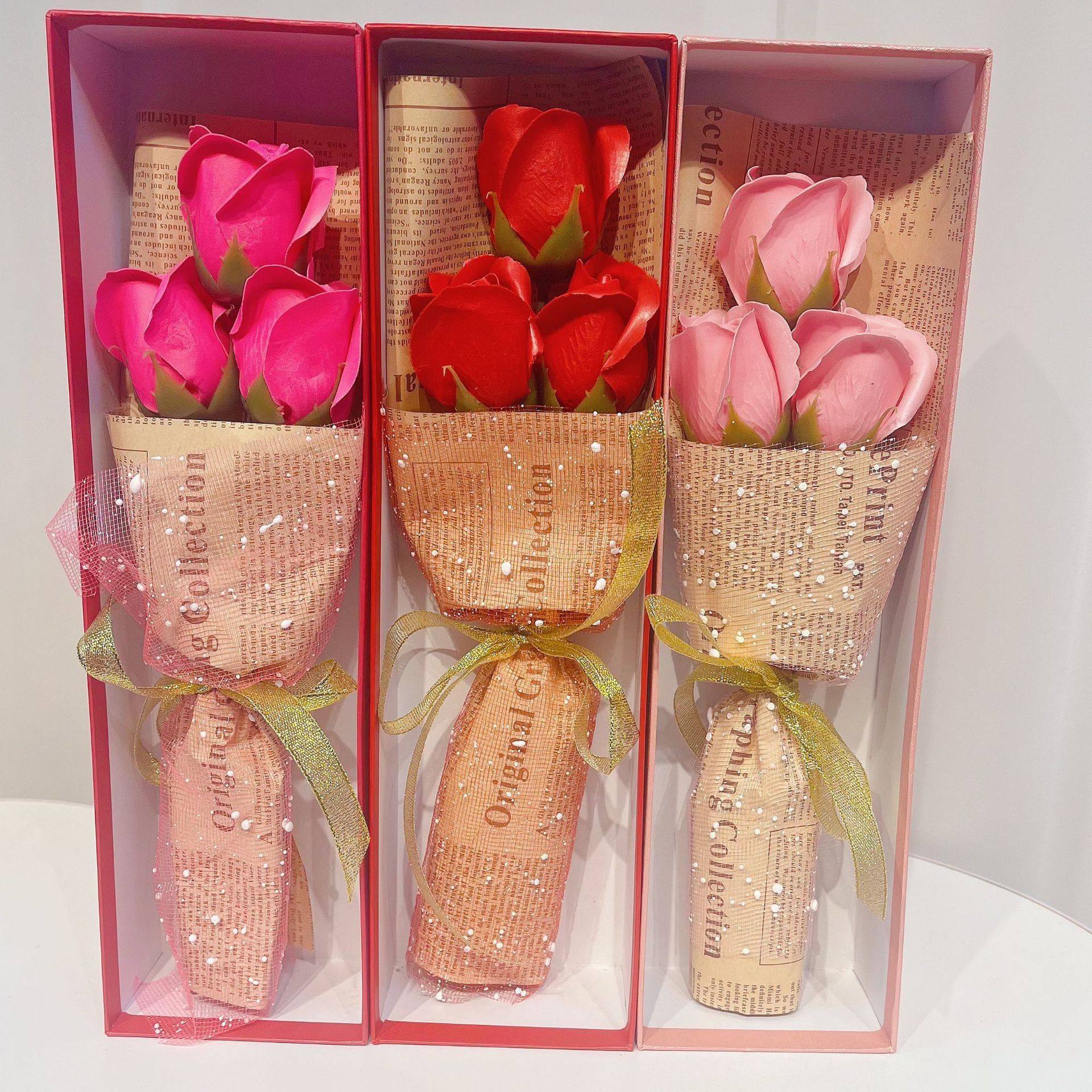 玫瑰香皂花礼盒花束成品皂花情人节送女友妇女节活动礼品促销,节庆用品/礼品,创意礼盒/礼品套组,淘宝优惠券,粉丝福利购,淘宝优惠卷