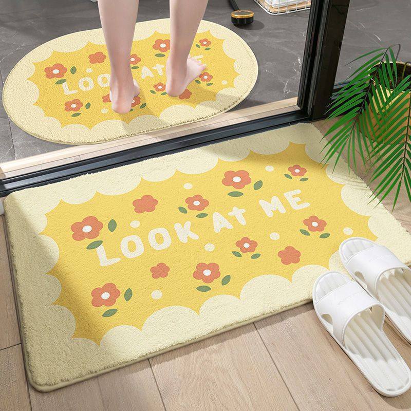 小清新卫生间吸水地垫家用防滑浴室脚垫子耐脏易打理仿羊绒地垫,居家布艺,家用脚垫,淘宝优惠券,粉丝福利购,淘宝优惠卷