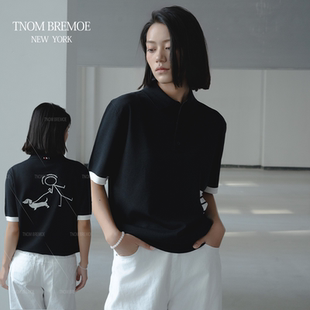 商务白领 高质量polo衫 TNOM BREMOE 短袖 新款 夏季 男女同款