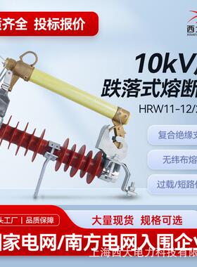 10KV跌落式熔断器HRW11-12/200A户外高压跌落式熔断器