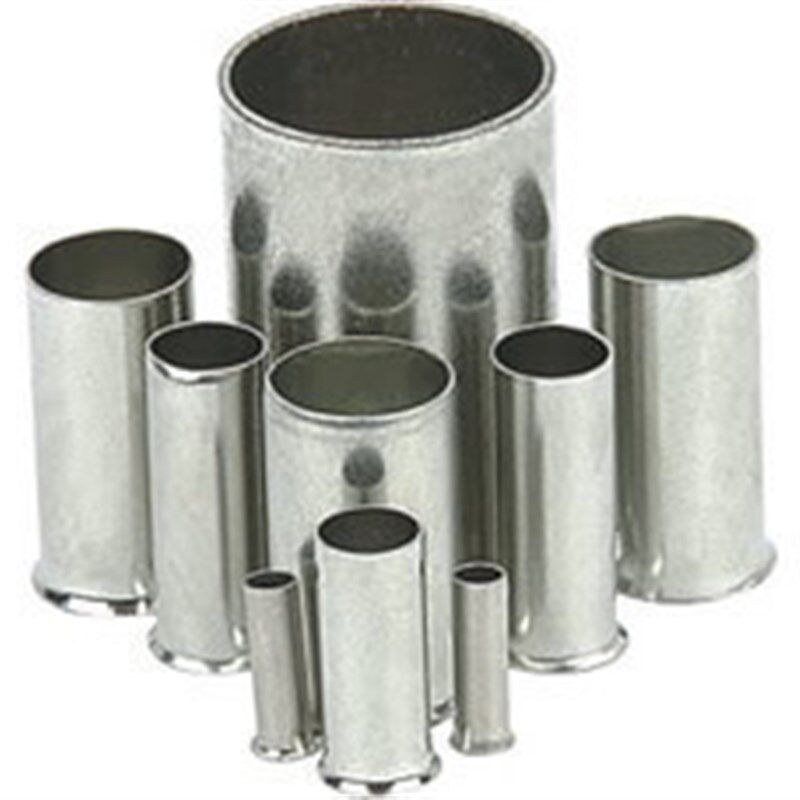 管形裸端子 冷压端子 铜鼻子 接线端子 EN10-12 1000只 紫铜