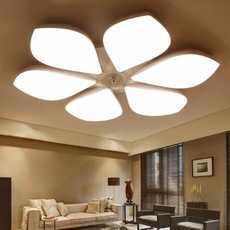 简约个性LED客厅灯具 后现代大气花形艺术创意温馨浪漫卧室吸顶灯