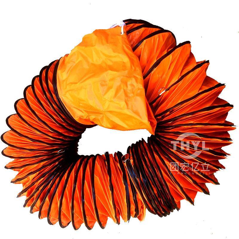 尼龙帆布抽油烟鼓风 烤漆油漆房排风管换气650mm PVC伸缩通风管