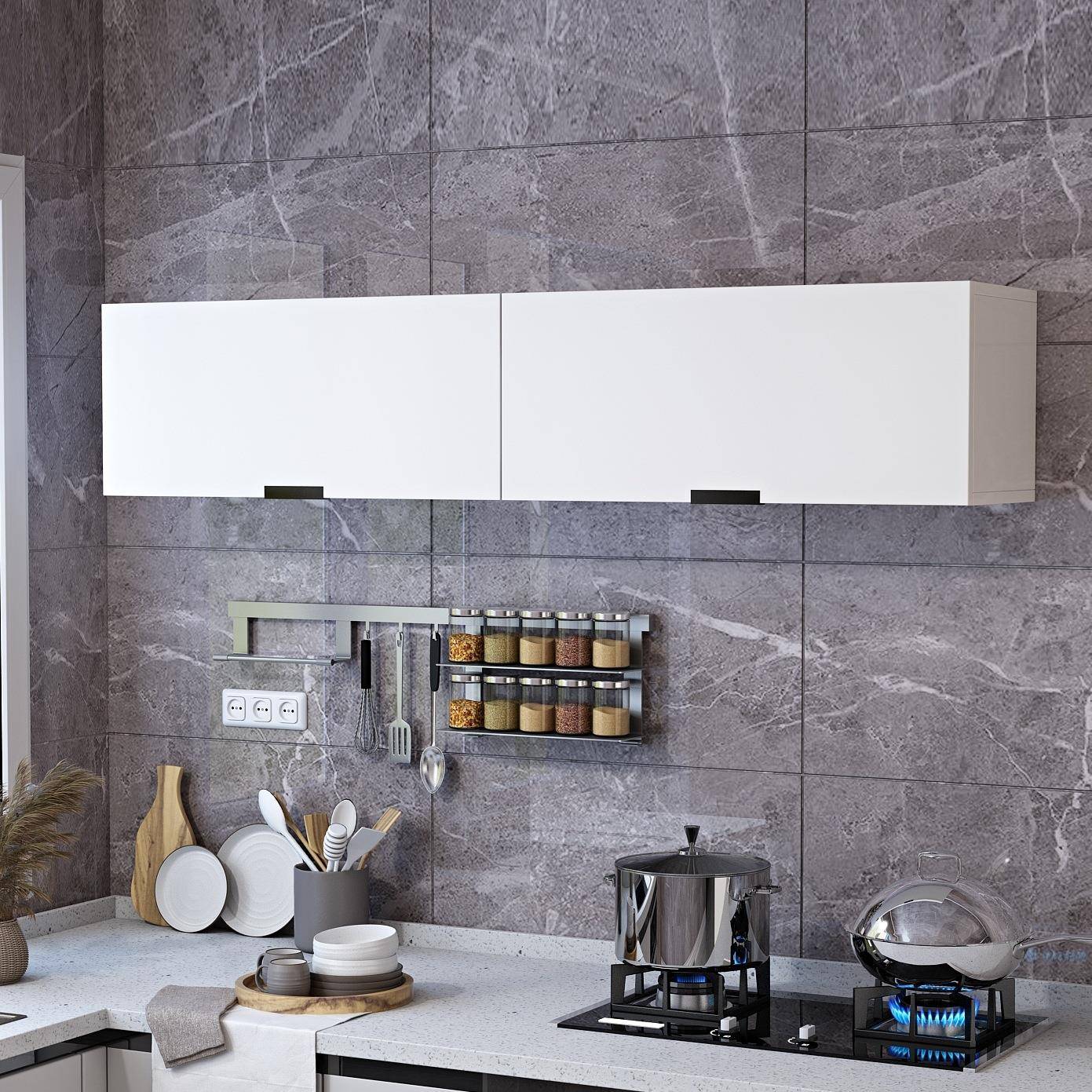 实木小吊柜厨房下方置物架调味品收纳柜卫生间上翻门墙壁柜可定