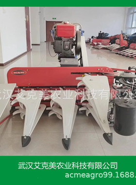 割捆机柴油6.6匹收割打捆机一体式割捆机手扶青稞稻麦zi动割捆机