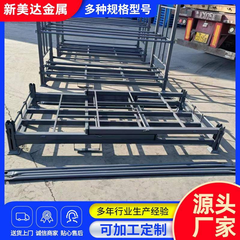 折叠货架金属存放架山东销售折叠组装仓储轮胎堆垛货架