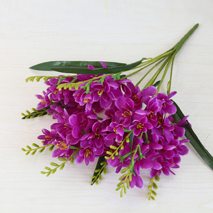 仿真花香雪兰假花婚庆家居摆件摄影道具盆栽花束插花艺