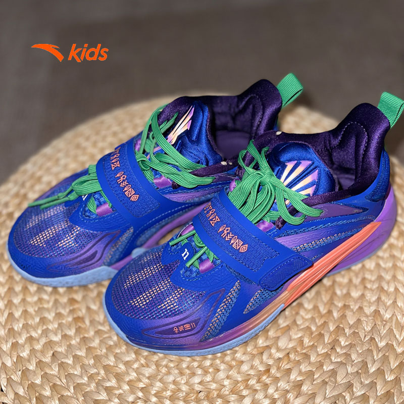 凯里·欧文一代少年版安踏儿童专业篮球鞋男大童实战战靴运动鞋