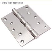 厚门不锈钢加宽加厚铰炼5英寸平无声轴承门平开启和关闭铰炼重型