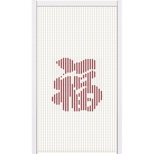 桃木葫芦门帘隔断帘福字珠帘入户门厕所卧室挂帘玄关屏风帘免打孔