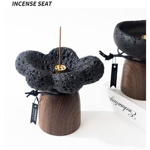 小众香薰炉香插香座线 线香底座家用高级感香薰客厅摆件送礼物线