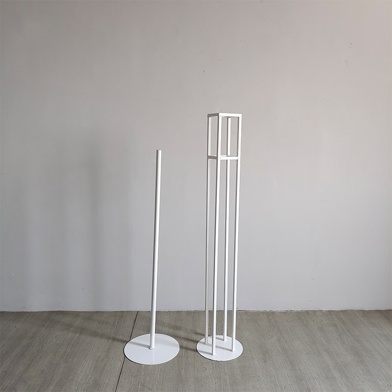 铁艺桁架纸花杆子底座婚庆路引舞台架子立体背景架橱窗布置摆件