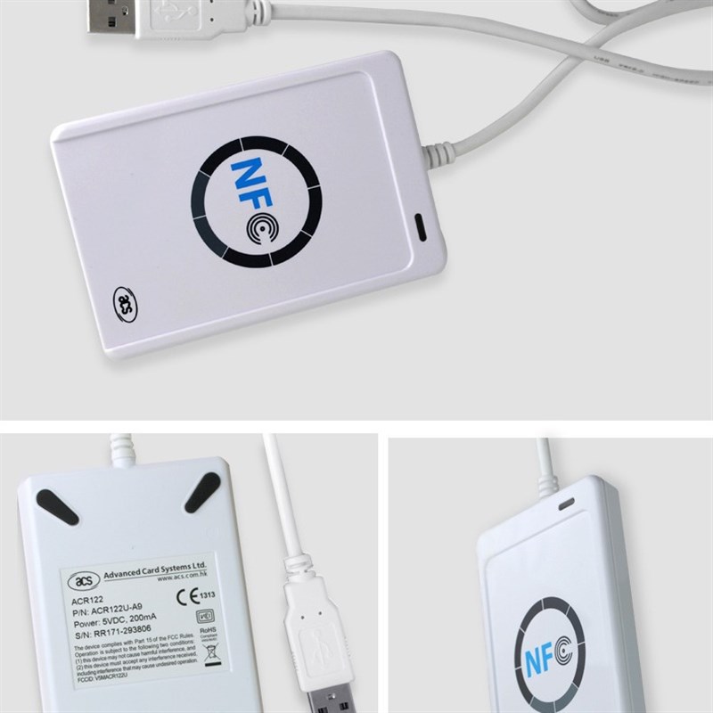 ACR122Ug-A9读卡器非接触式NFC读卡器IC卡M1卡复制电子标签感应机