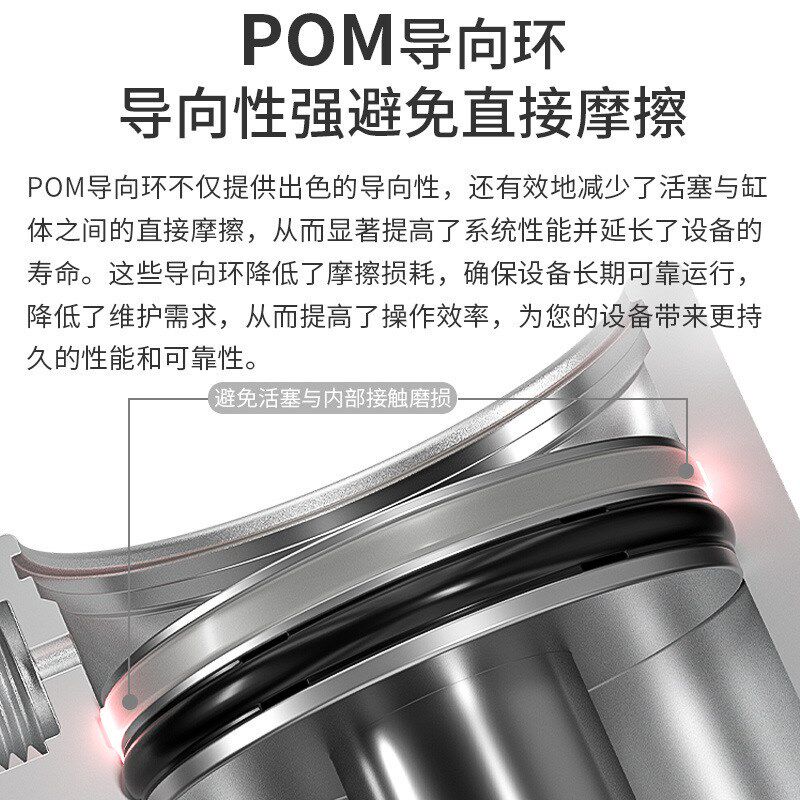 SDA薄型气缸外牙带磁16/20/25/32/40/50/63/80X5/10/20/3X0/50-S-