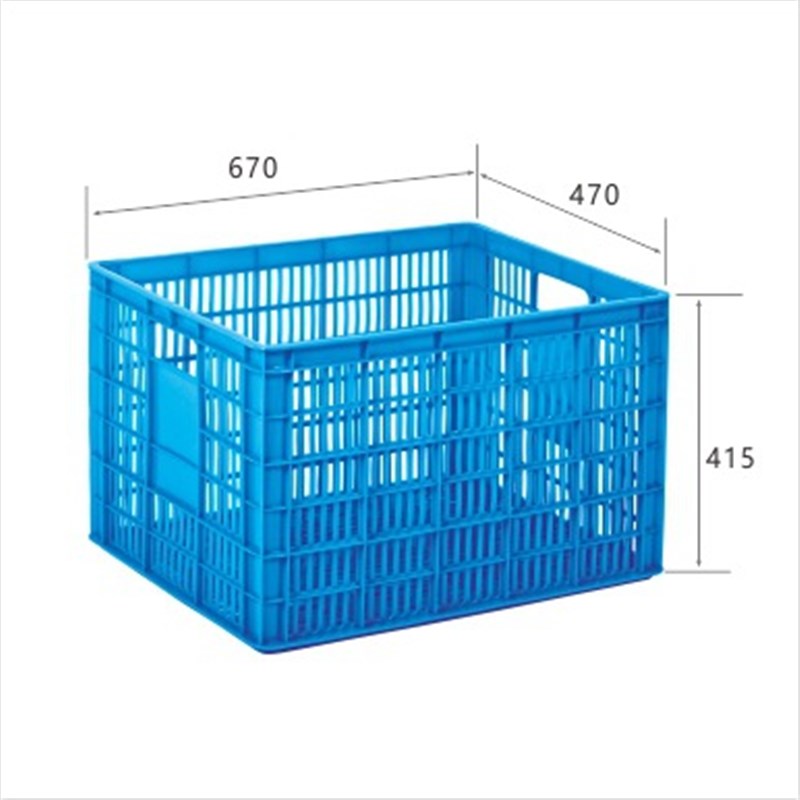 塑料筐周转箩运输菜箩镂空塑胶框快递加厚物料水U果筐水产运输萝
