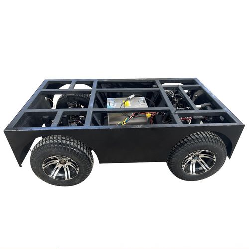 双模式驾驶线控底盘定制电动四轮遥D控智能循迹跟随避障车底盘制