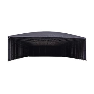 户外防疫推拉帐篷 移动仓库卸货推拉雨棚 电动伸缩y雨棚遮阳棚