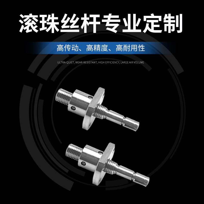 滚珠丝杆机床零件滚珠丝杆厂家现D货高传动低噪音研磨级滚珠丝杆