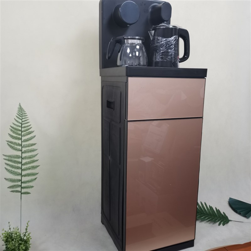 全自动茶吧机家用智能多功能冷热立式下置水桶高端V台式饮水机