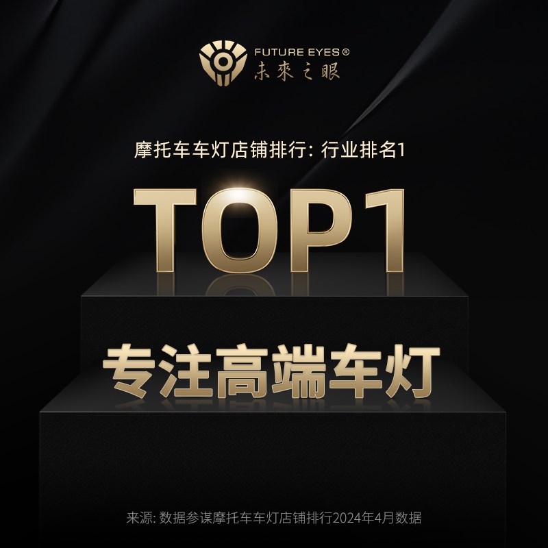 未来之眼UF1毒蛇摩托车led射灯电动车灯远近光切线小牛九号铺路灯