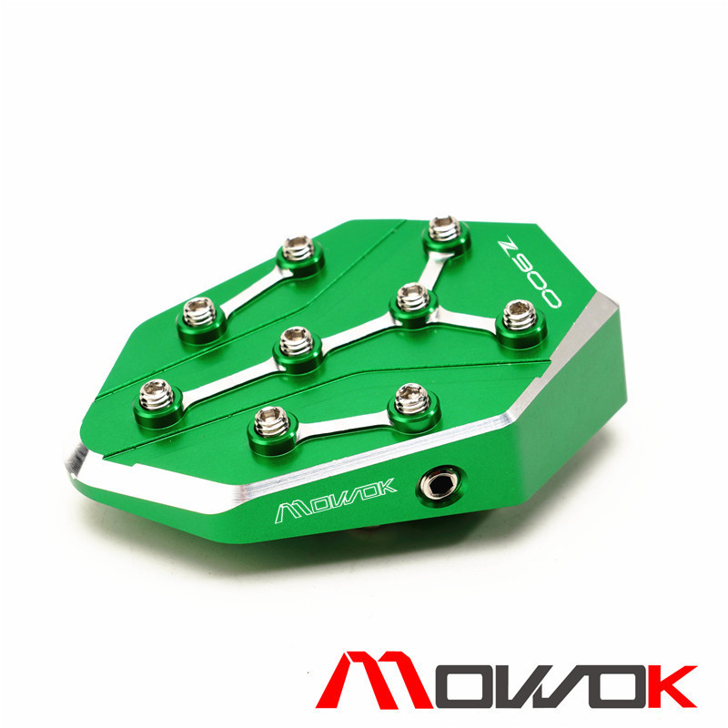 MOWOK摩托车配件适用川崎Z900 17-22改装脚踏刹制动杆加大防滑垫
