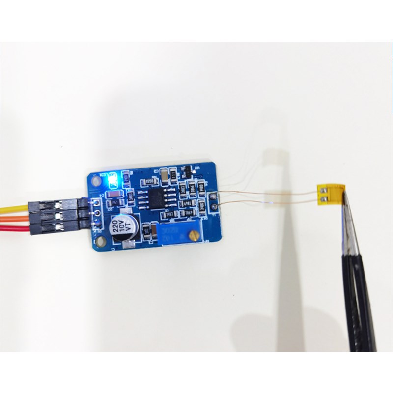 应变片 弯曲传感器模块 称重压力传感器信号放大拉伸形变信号采集