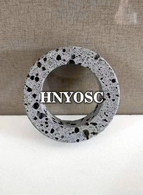 天然火山岩工艺品黑洞石圆球石头摆件礼品香薰扩香现代家居装饰品