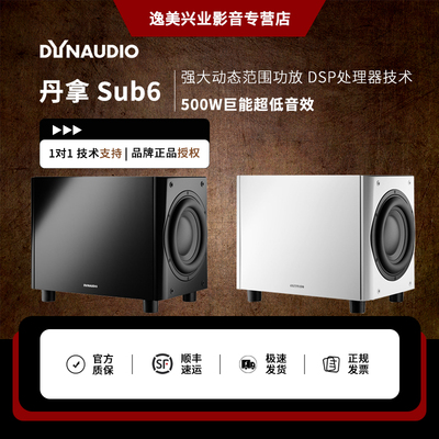 Dynaudio/丹拿 Sub6有源HiFi音箱超低音响低音炮组合音箱